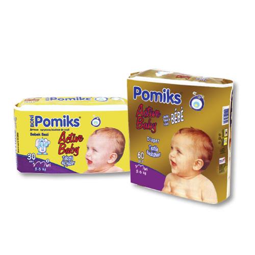 Couche Pomiks new born 2-5 kg 44 pièces